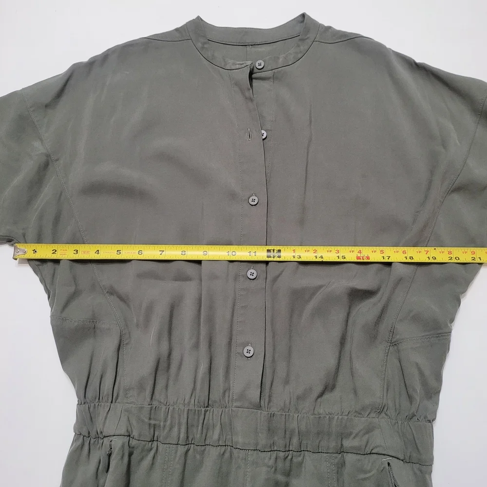 lululemon athletica Olive Utility Short-Sleeve Jumpsuit Size 8